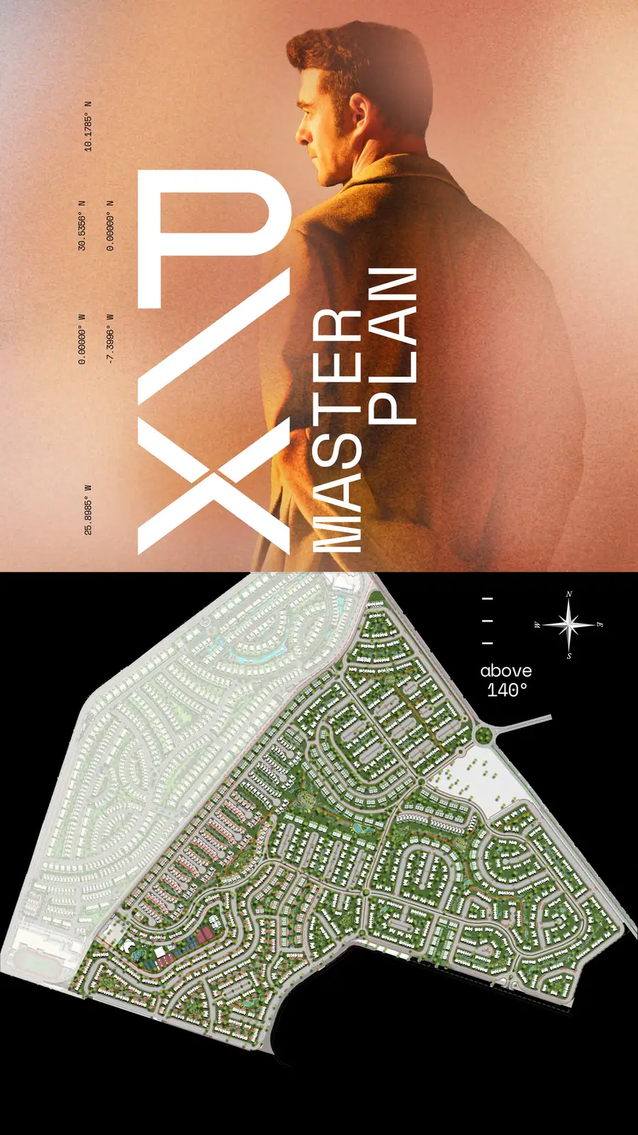P/X masterplan showing SKYE 1 and SKYE 2